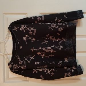 Rock & Republic long sleeve glitter shirt